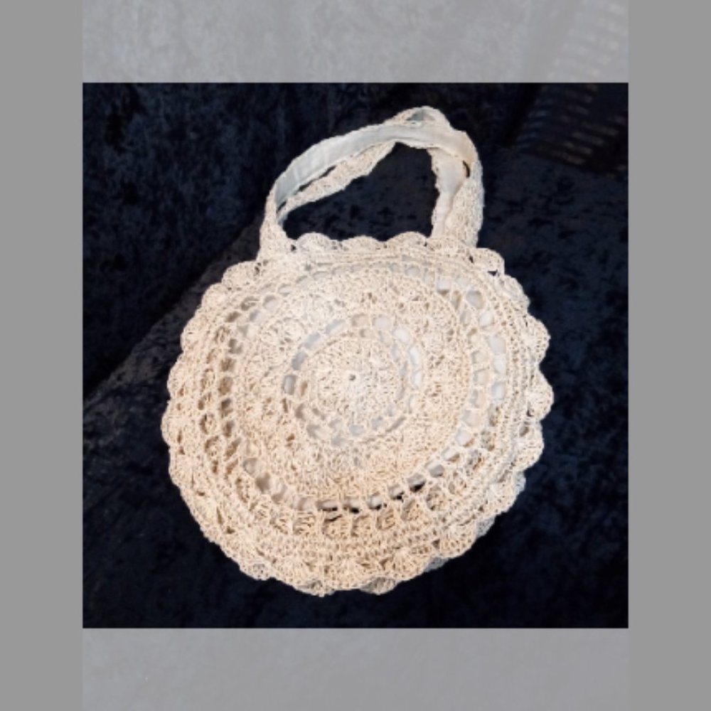 Boho Woven Straw Shoulder Purse
